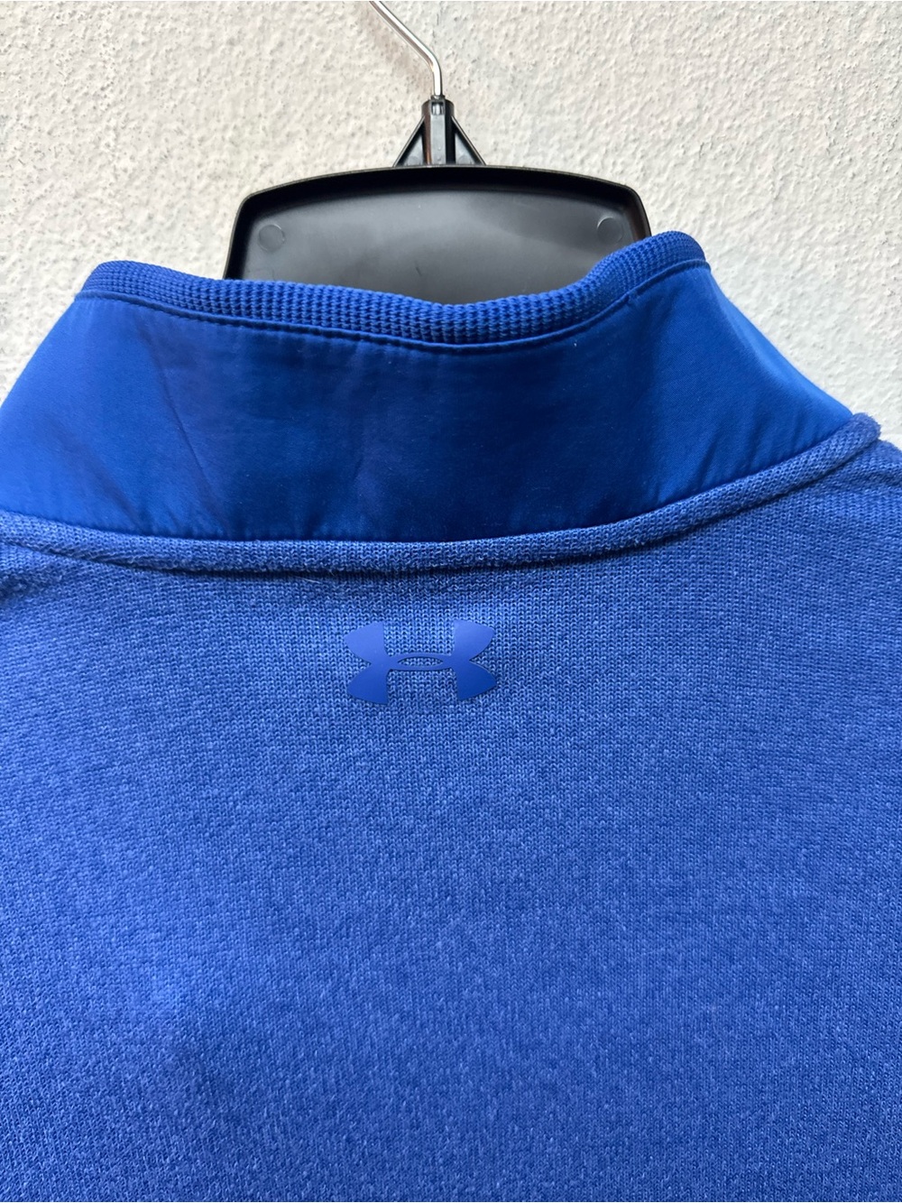 Under Armour Royal Blue Golf Polo Long Sleeve - Picture 6 of 6